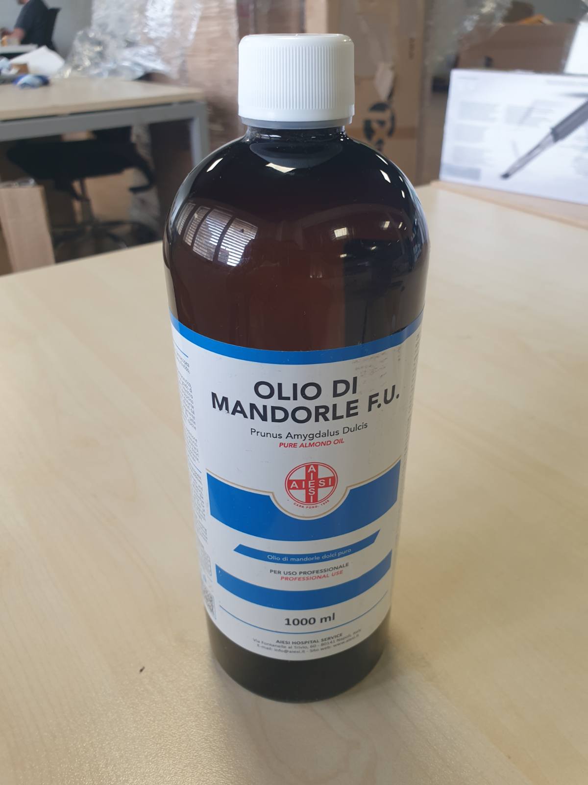 290146 - AIESI® VAJ BAJAMESH I ËMBËL 100% I PASTËR FU (1000 ML) I PRESUAR NË TË FTOHTË