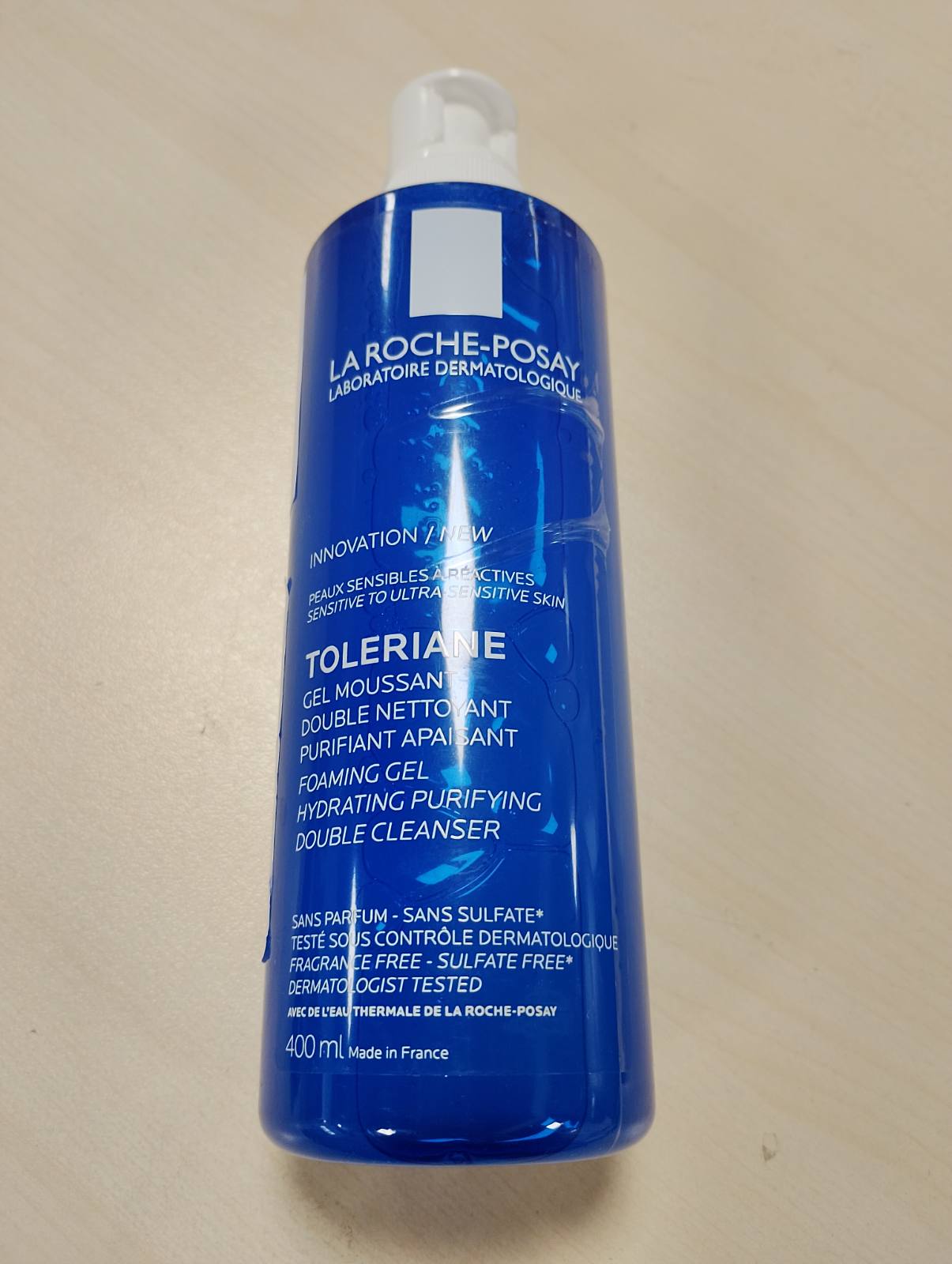 271880 - LA ROCHE POSAY XHEL PASTRUES ME SHKUMË EFFACLAR PËR LËKURË TË PRIRUR NDAJ AKNEVE, 400 ML, I PASURUAR ME UJË TERMAL DHE ZINK