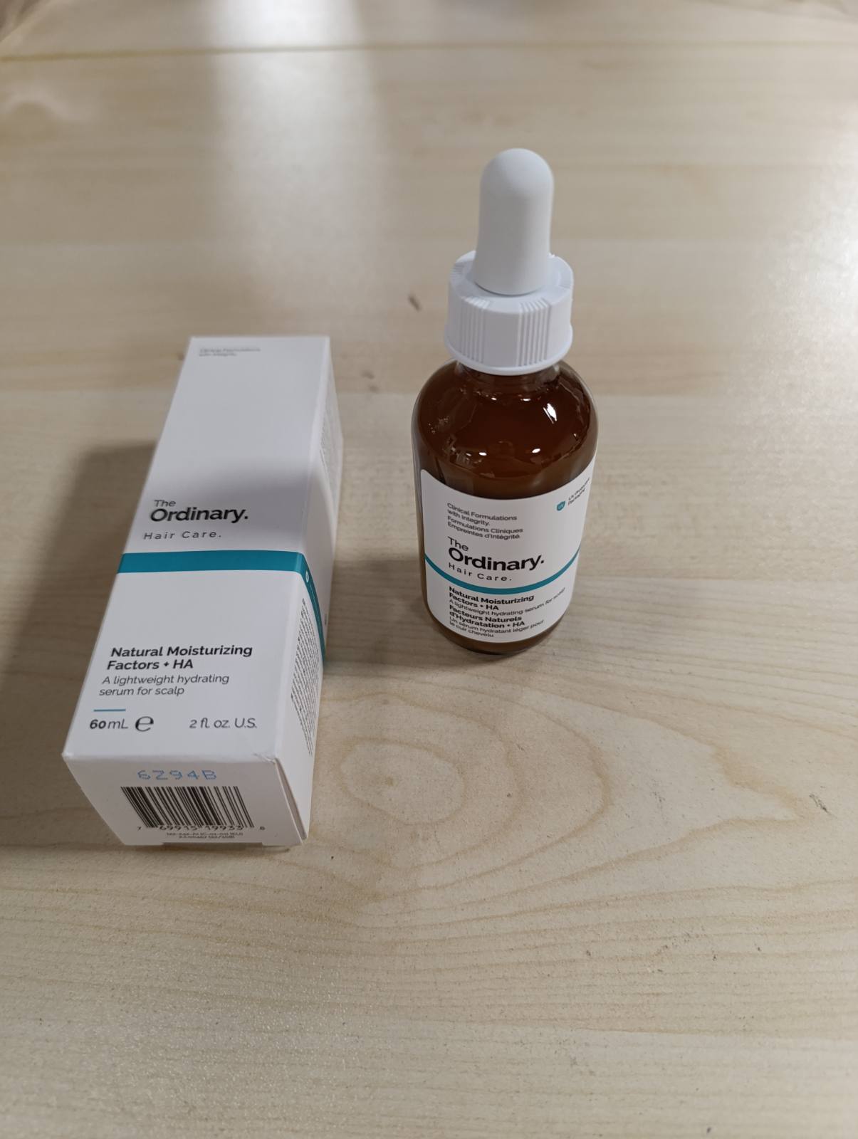 271897 - ORDINARY Faktorët Hidratues Natyrorë + HA për Skalpin, 60 ml, Serum hidratues me acid hialuronik dhe skualan