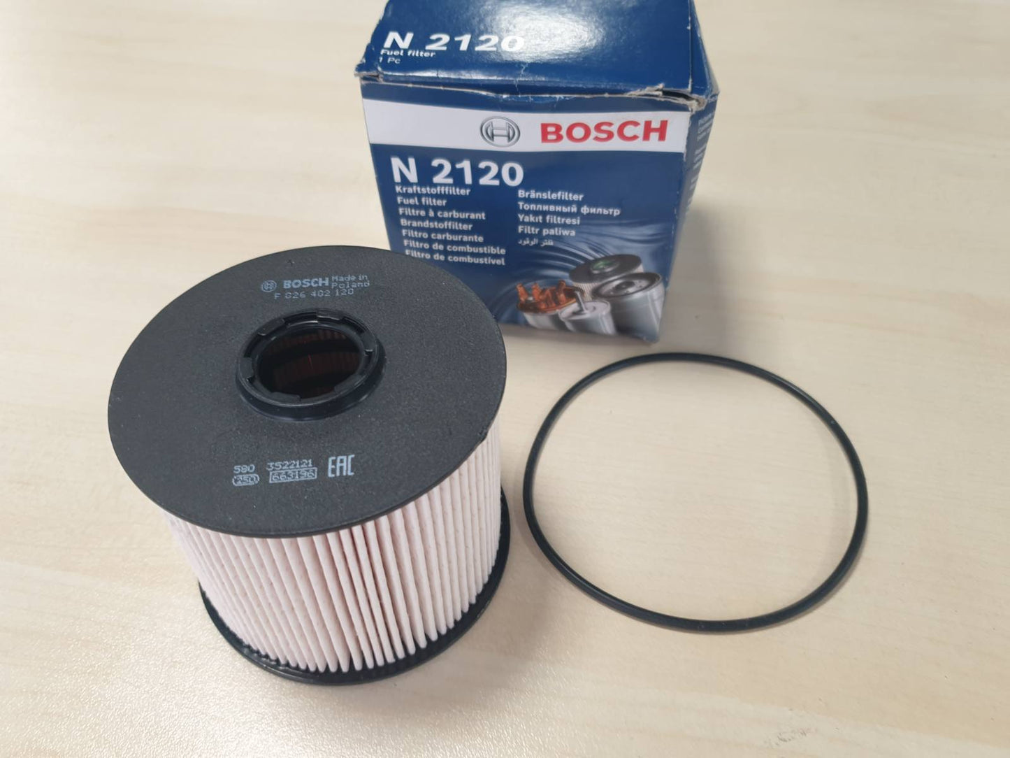 288921 - BOSCH Filtri i karburantit N2201 për naftë - Mbron sistemin e injektimit
