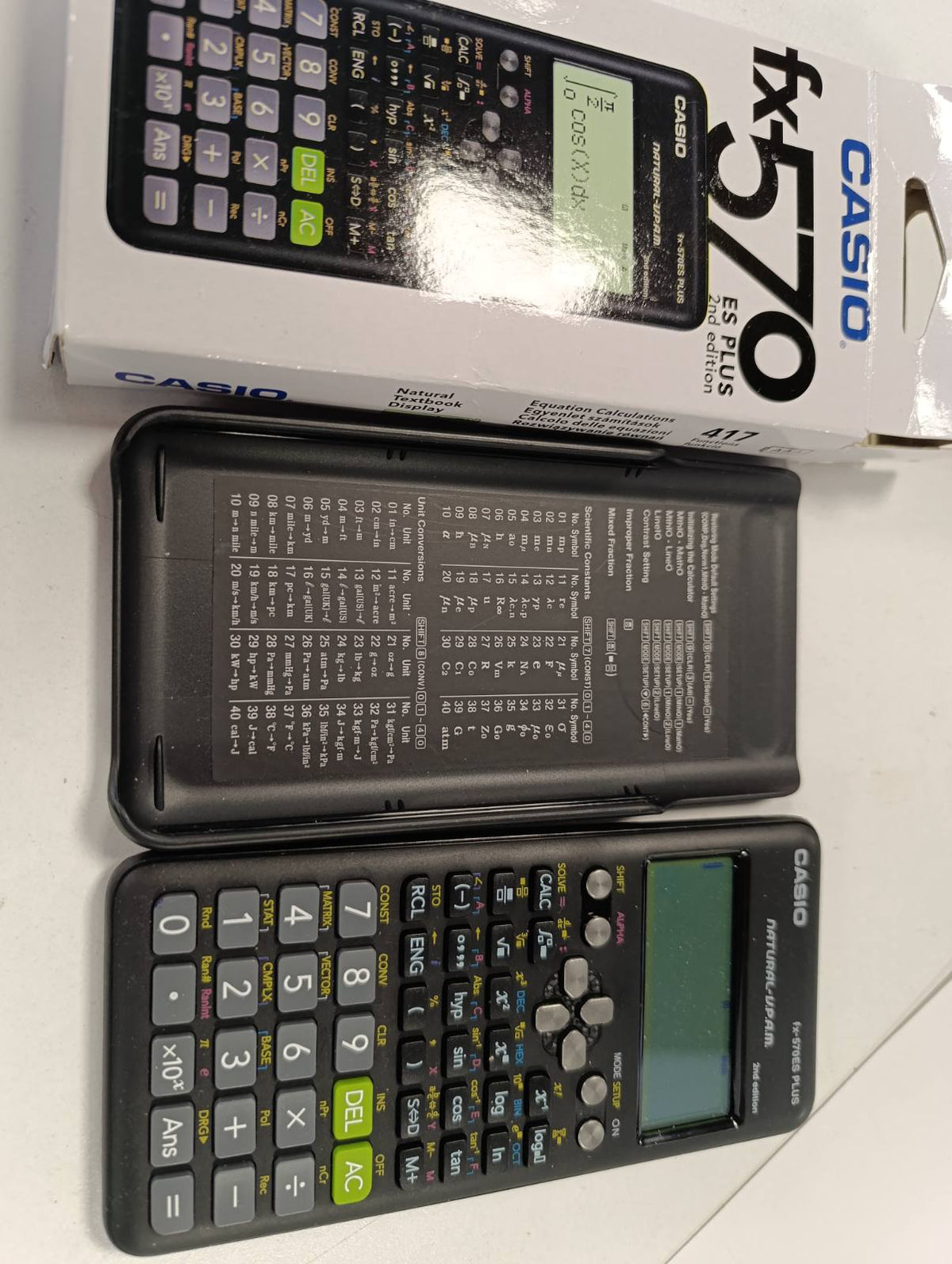 305427 - Casio - Kalkulator Shkencor FX-570ES Plus 2, 417 Funksione, i Zi