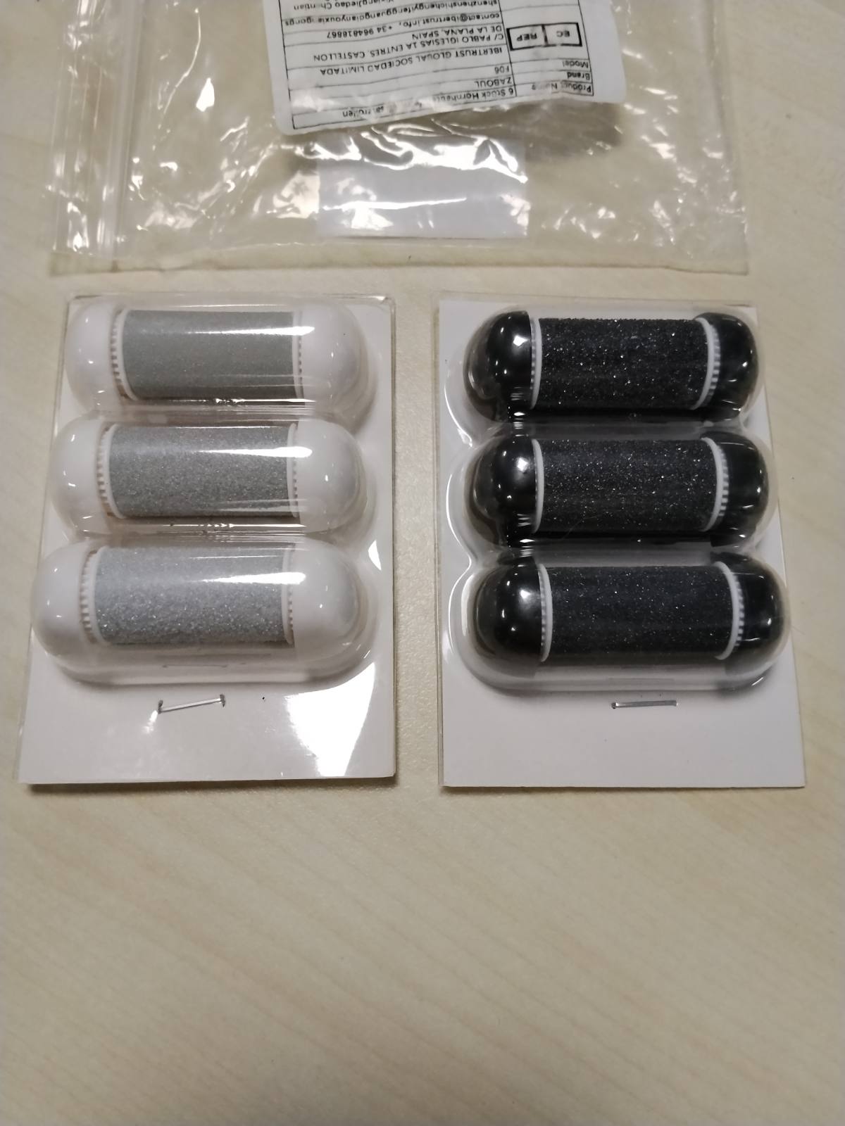 336840 - Pako me 6 koka Zëvendësuse për heqjen e Kallove elektrike të këmbëve, vegla elektrike për pedikyr