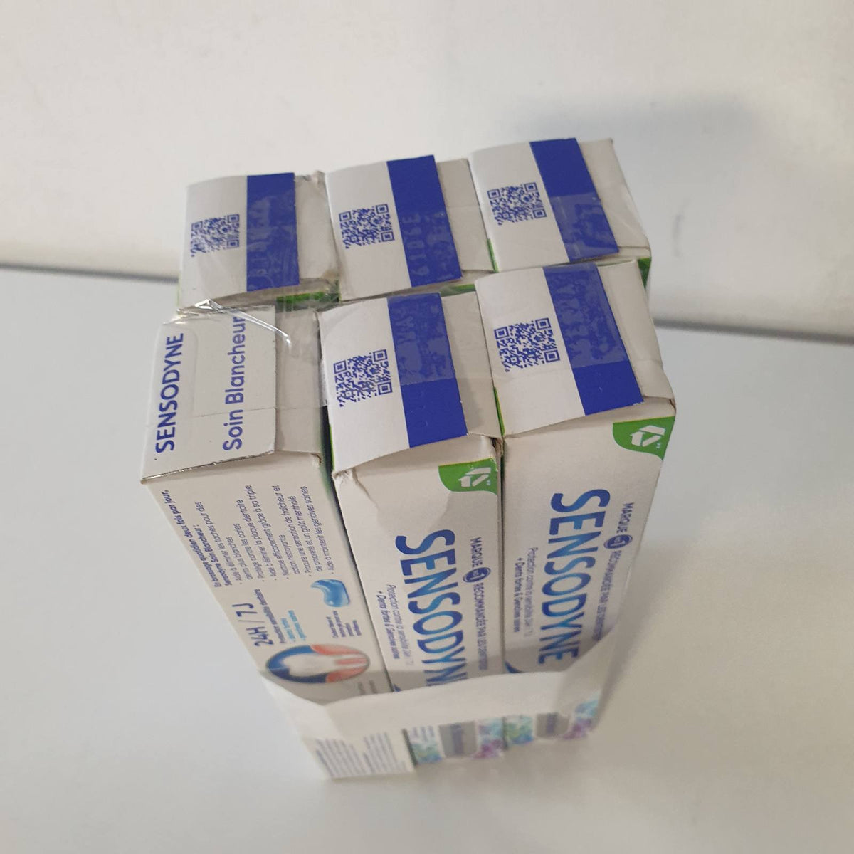 336054 - SENSODYNE, Pastë dhëmbësh zbardhuese, Mbrojtje e plotë ndaj ndjeshmërisë 24-orëshe me veprim zbardhues, 6 x 75ml
