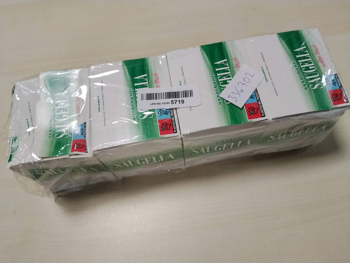 336702 - SAUGELLA Peceta Sanitare Cotton Touch Night, 48 Peceta, Veprim Antibakterial