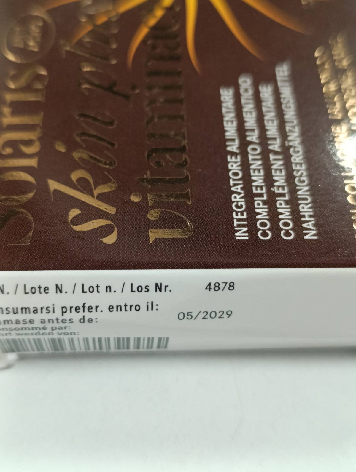 312395 - SOLARIS Shtesë për nxirje me Beta-Karoten, Kolagjen dhe Acid Hialuronik, 120 Tableta