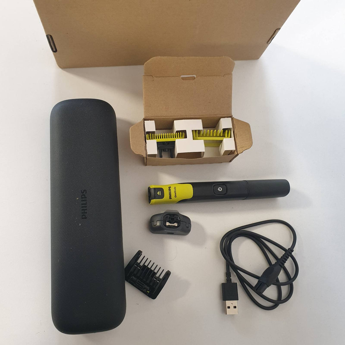 311091 - PHILIPS Rrojtore Elektrike OneBlade 360 Origjinale, Teh 360, Krehër i Rregullueshëm 5-në-1, QP4631/65