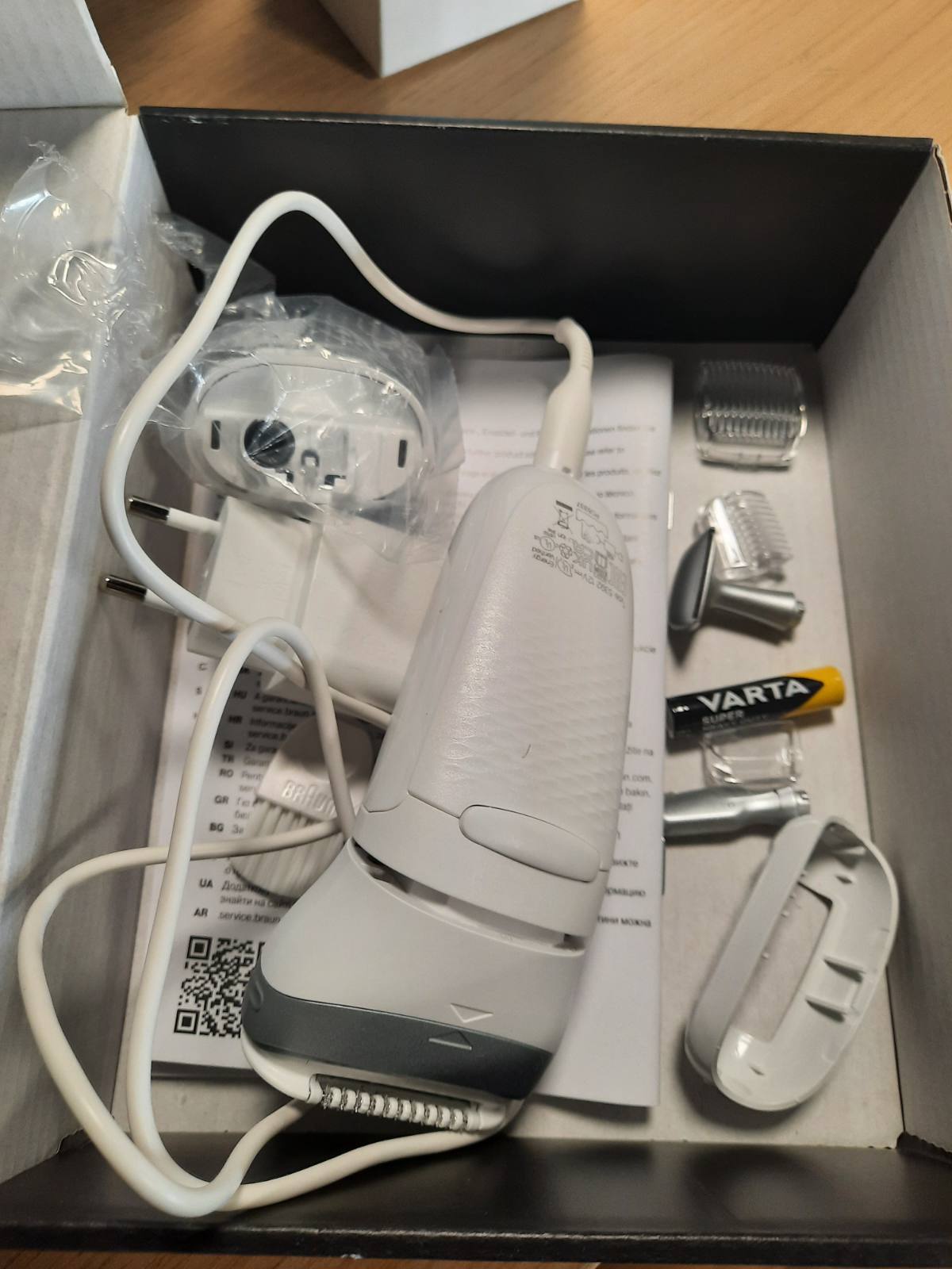311014 - BRAUN Depilator elektrik Silk-Épil 7 për femra, 7-241, argjend, 13 watt, 2.5 cm