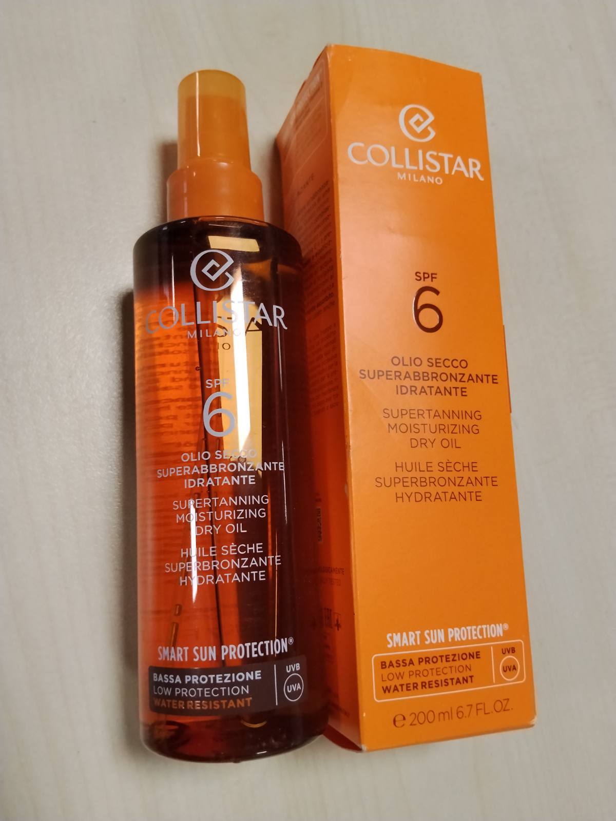 311508 - COLLISTAR Vaj i thatë hidratues Super Tanning SPF 6, 200 ml