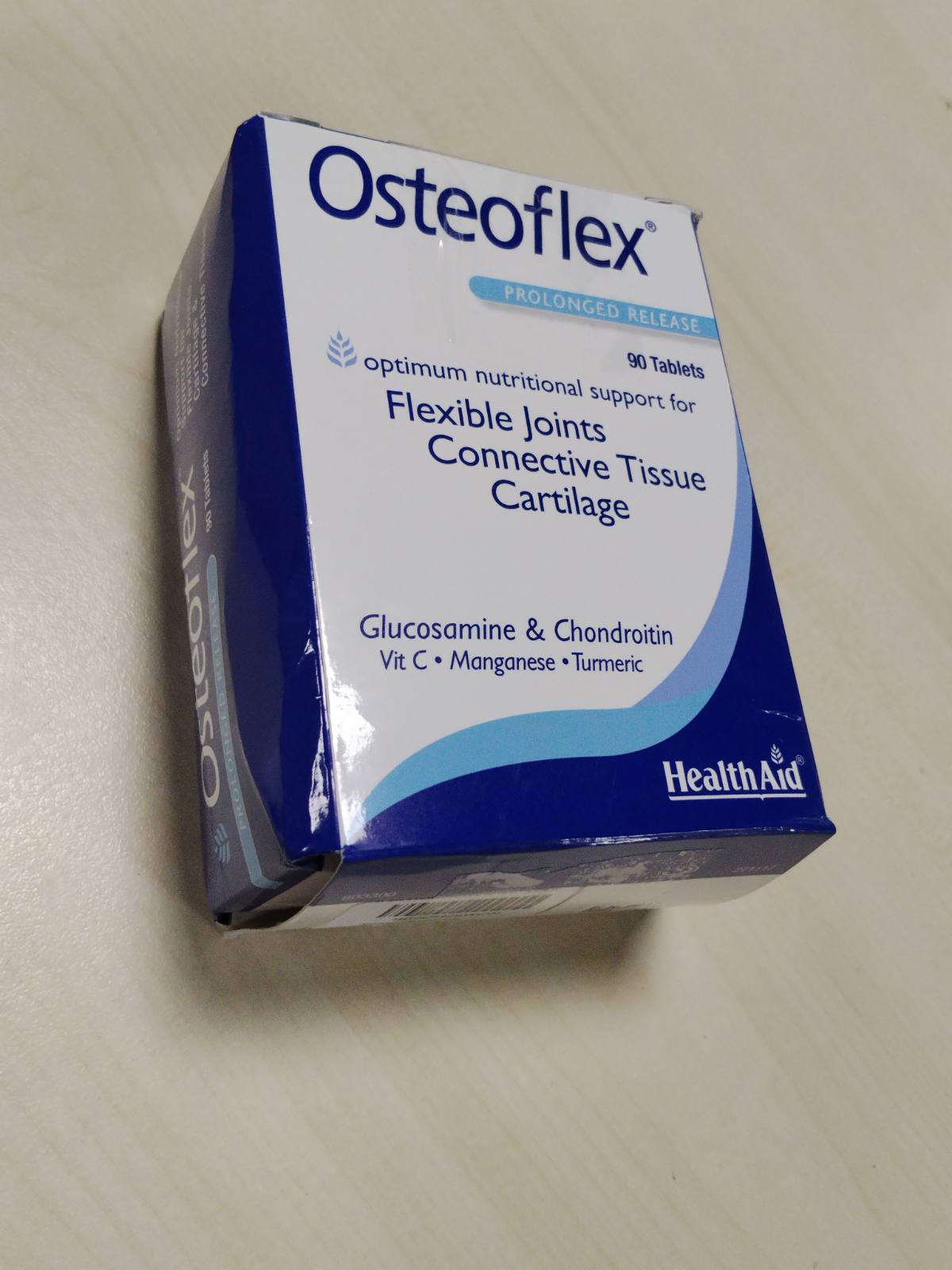 311127 - HEALTHAID Shtesë për nyjet dhe kërcin Osteoflex - Glukozaminë dhe Kondroitinë, 90 tableta