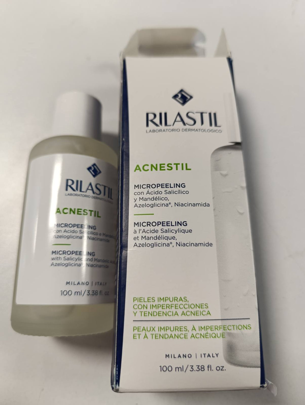 336450 - RILASTIL Acnestil Micropeeling, 100ml, Peeling Intensiv me Acid Salicilik