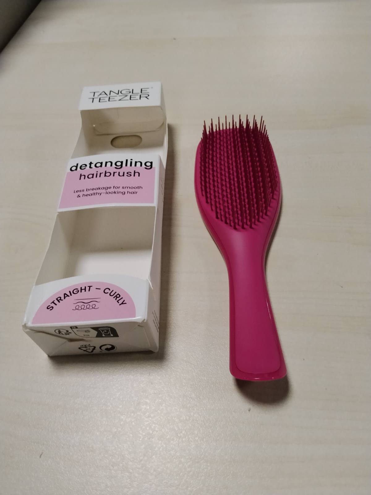 336644 - TANGLE TEEZER Furçë flokësh Ultimate Detangler – Për flokë të lagur dhe të thatë – Rozë mjedre