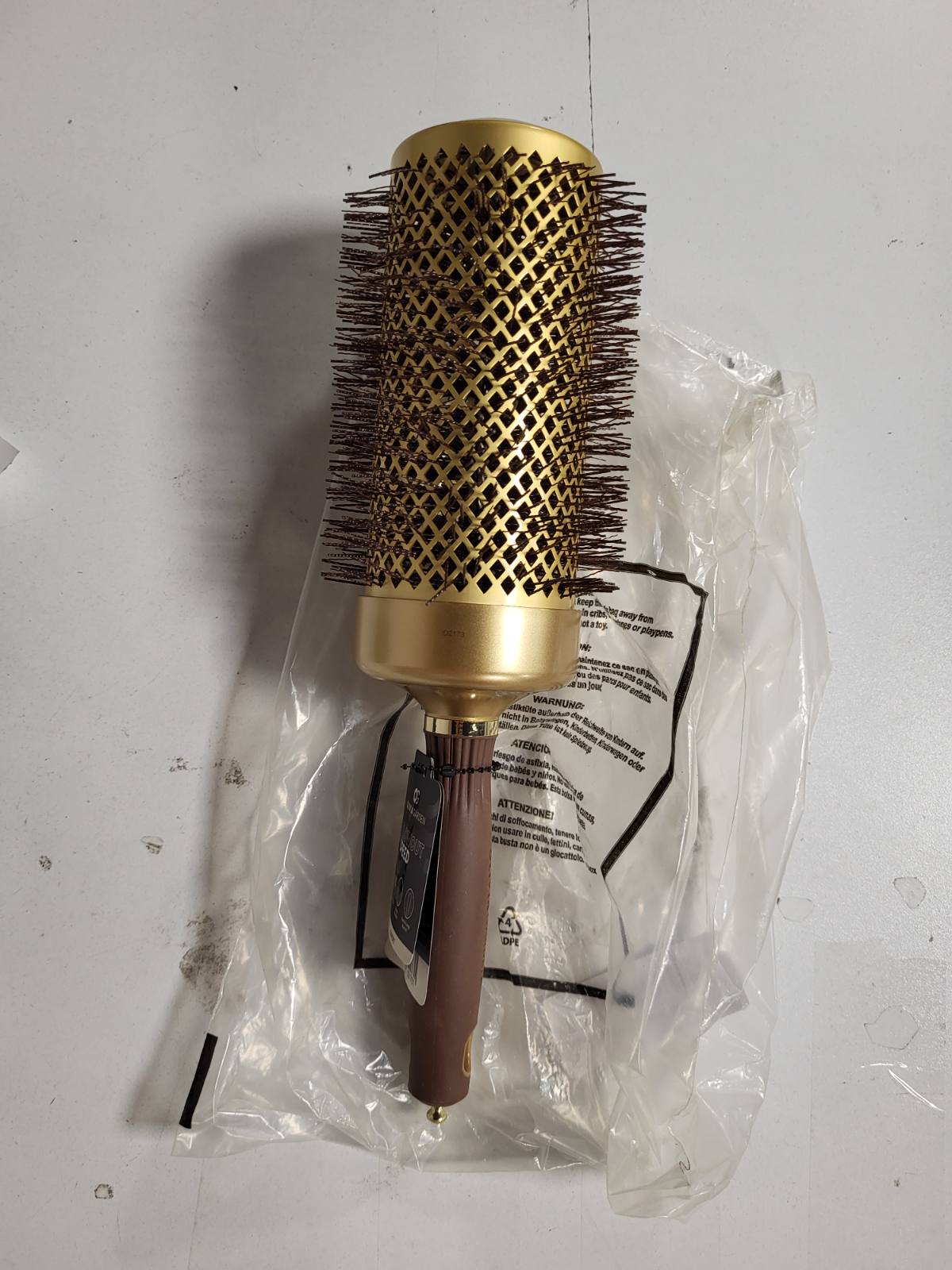 271398 - Qime të valëzuara OLIVIA GARDEN Expert Blowout Speed 65 mm - Ari dhe Kafe