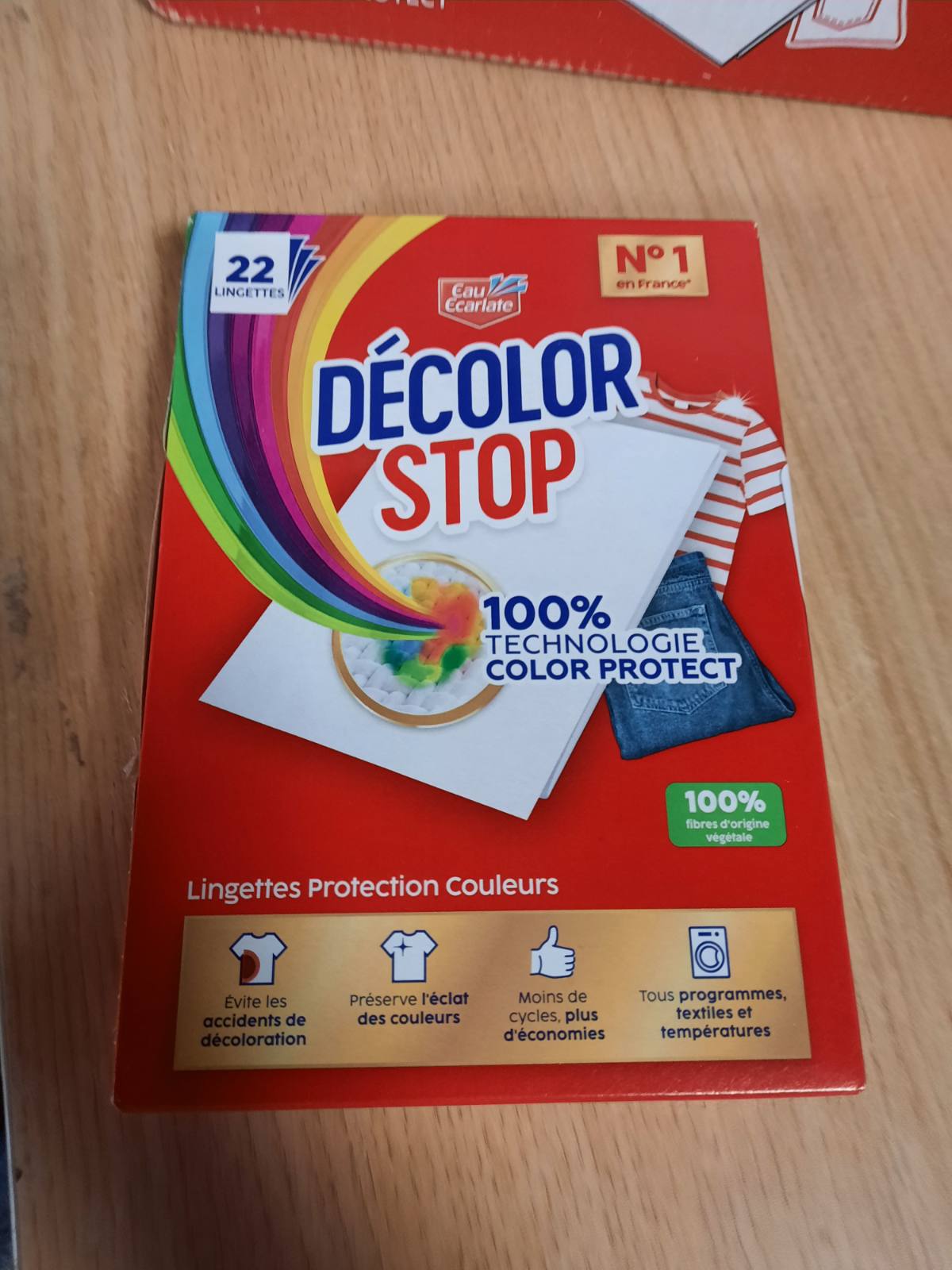 301707 - Fleta mbrojtëse kundër zbardhjes dhe transferimit të ngjyrave DECOLOR STOP