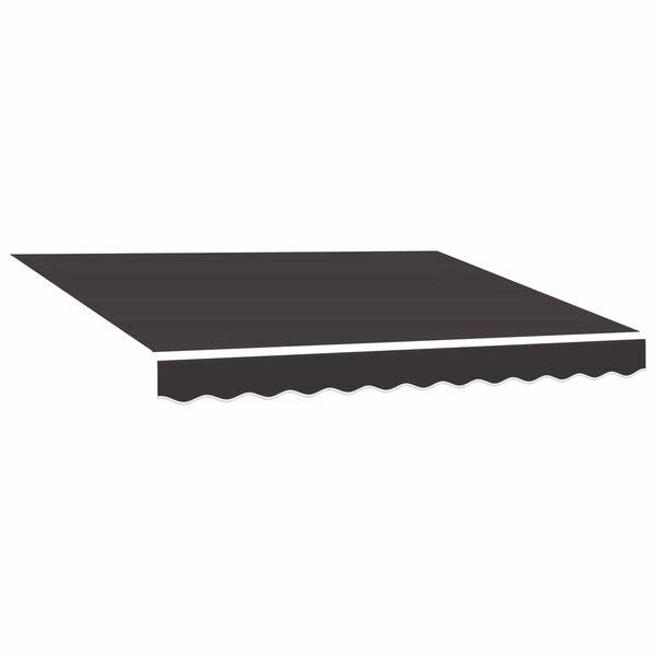 334233 - vidaXL Pëlhurë Zëvendësuese për Tendë Dielli 300x250 cm Ngjyrë Gri