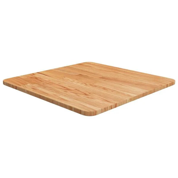 270048 - vidaXL Pllakë Tavoline Katror 50x50x1.5 cm – Dushk i Trajtuar Ngjyrë Kafe e Çelët