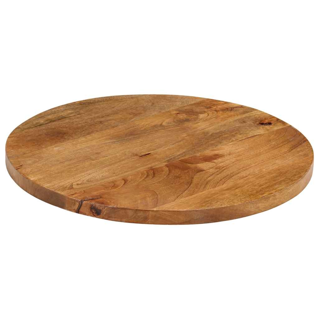 334186 - VIDAXL Sipërfaqe Tavoline Ø 40x2,5 cm e Rrumbullakët prej Druri Masiv Mango