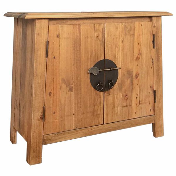 244380 - VIDAXL Dollap Lavamani për Banjo Dru Pishe i Fortë 70x32x63 cm