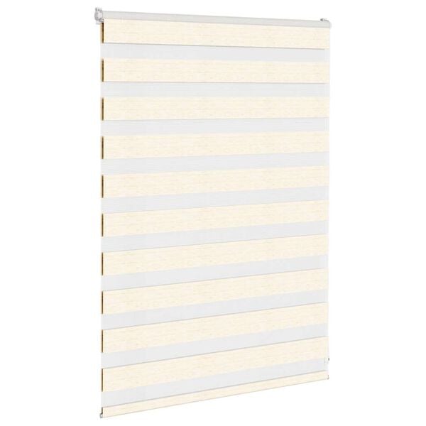 333305 - VIDAXL Perde Zebra Mermeri Bezh 110x100 cm Poliester
