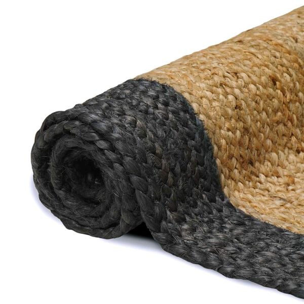 291404 - VIDA XL Qilim për Zonën Gri të Errët 60 x 300 cm Jute