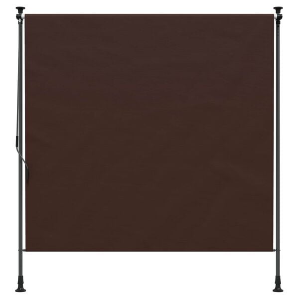 333457 - VIDAXL Perde me Rrotull për Jashtë, Ngjyrë Kafe 120 x 270 cm