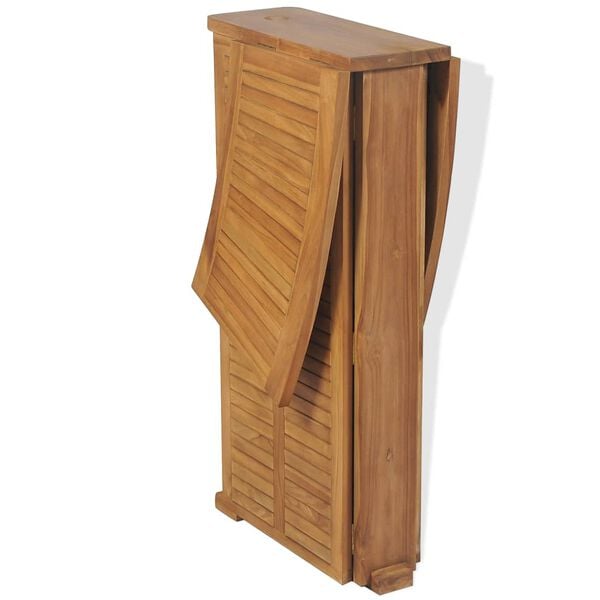 333214 - VIDA XL Tavolinë Bari e Palosshme 155x53x105 cm Dru Tiku i Fortë