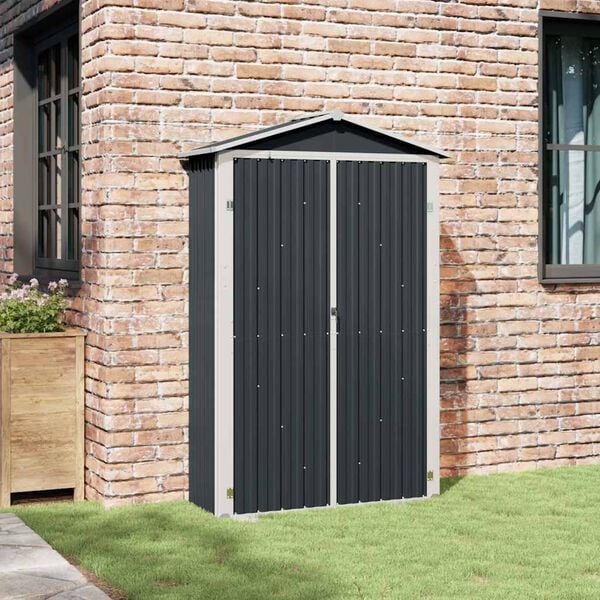 334409 - VIDAXL Kasolle Kopshti Antracit 116x45x175 cm Çelik i Galvanizuar