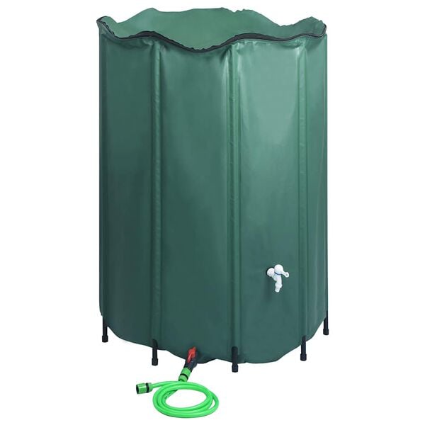 291044 - VIDAXL Rezervuar uji shiu i palosshëm me rubinet 1250 L