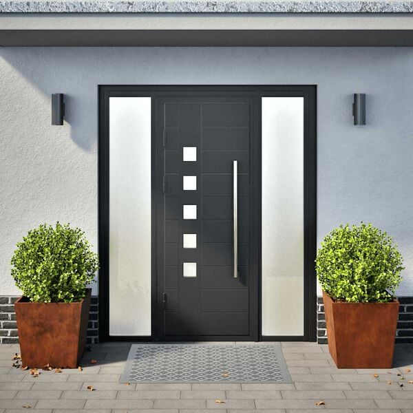 291563 - VIDAXL Vazo Kopshti 2 copë 50x50x50 cm Çelik Rezistent ndaj Motit