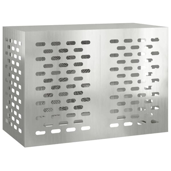291606 - Mbulesë kondicioneri VIDA XL, Ngjyrë argjendi 100 x 50 x 70 cm, Çelik i galvanizuar
