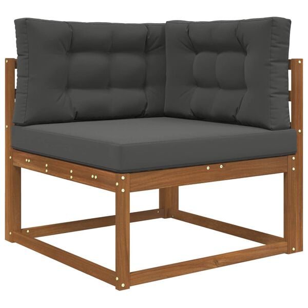 334581 - VIDA XL Jastëk divani për jashtë, poliester, antracit 80 x 80 cm