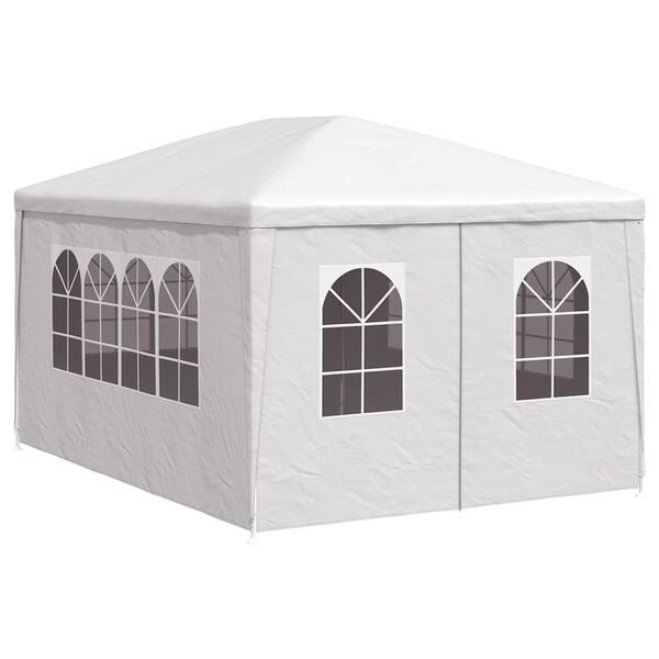 333385 - VIDAXL Tendë për festa, 3x4 m, e bardhë