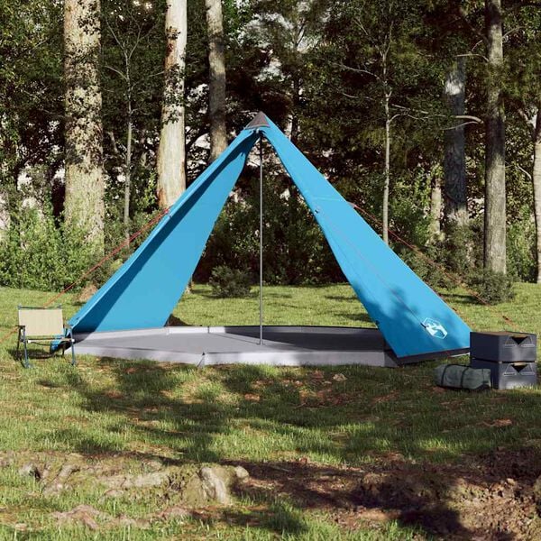 291661 - VIDA XL Tendë familjare Tipi për 8 persona, blu, e papërshkueshme nga uji