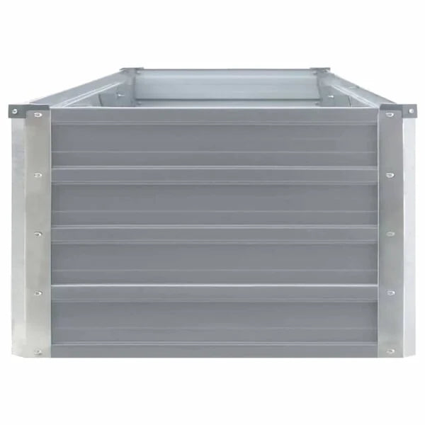 141983 - Krevat i ngritur për kopsht vidaXL, çelik i galvanizuar, 320x40x45 cm, ngjyrë gri