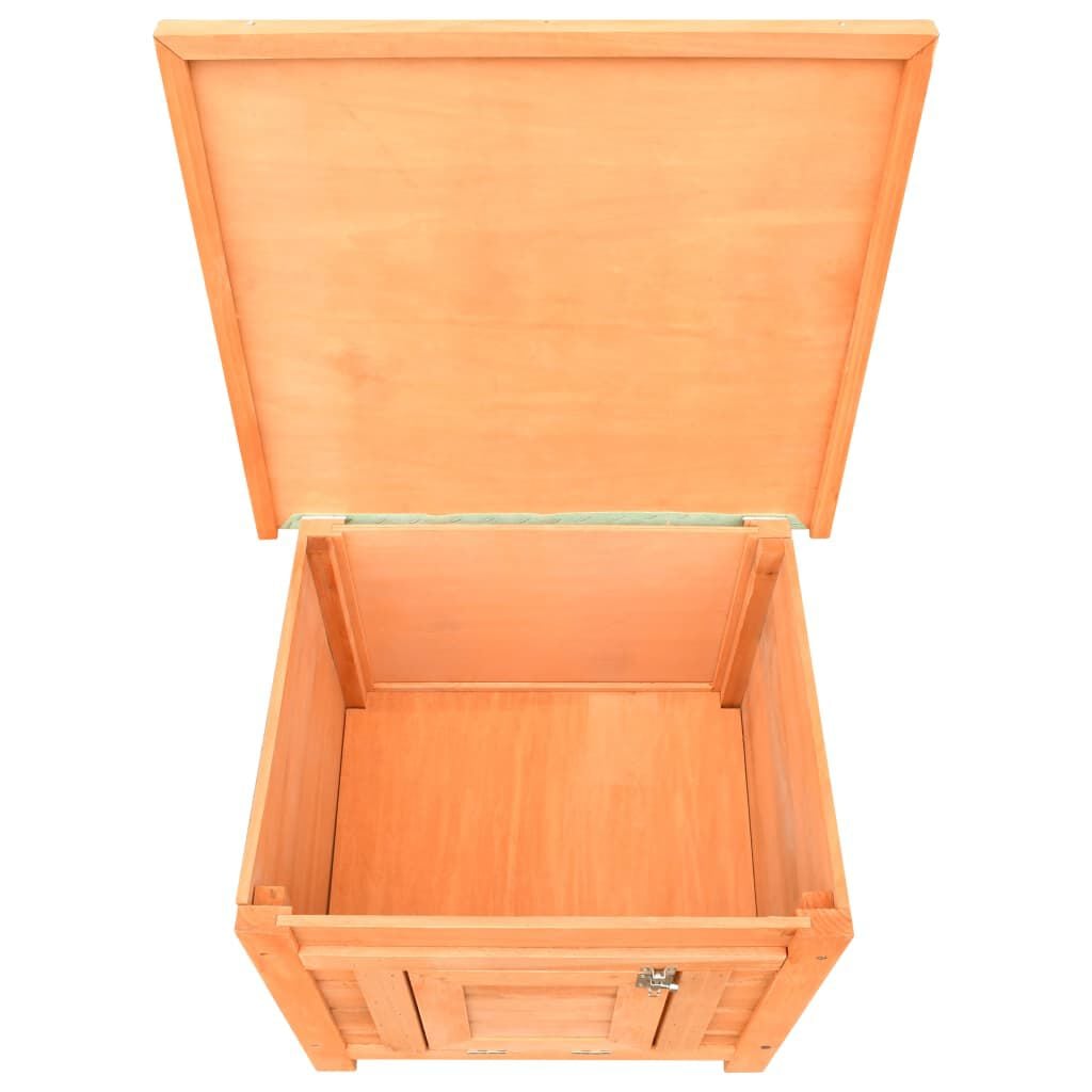 280043 - VIDA XL Shtëpi për mace, Dru Pishe dhe Bredhi i Fortë 50x46x43,5 cm