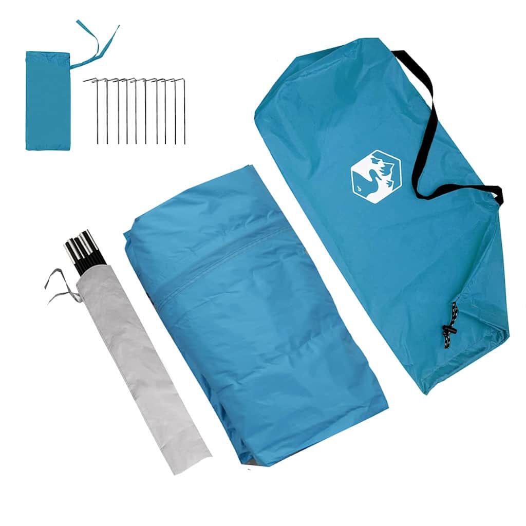 280384 - VIDA XL Karvan-Zelt për 5 Persona 410 x 275 x 245 cm Blu