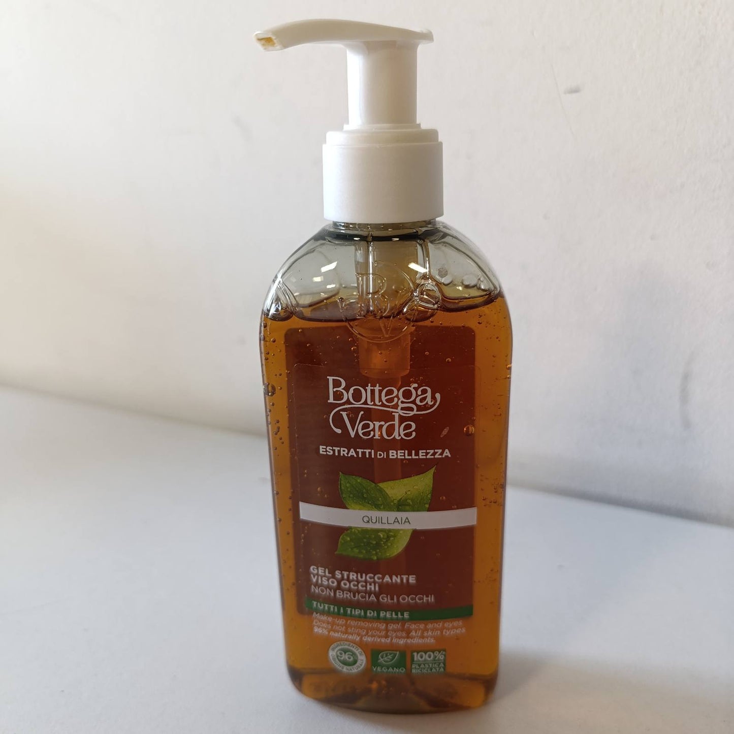 272393 - BOTTEGA VERDE Xhel për Heqjen e Grimit për Fytyrën dhe Sytë 200ml, me Quillaia, Formulë e Butë, për të Gjitha Llojet e Lëkurës