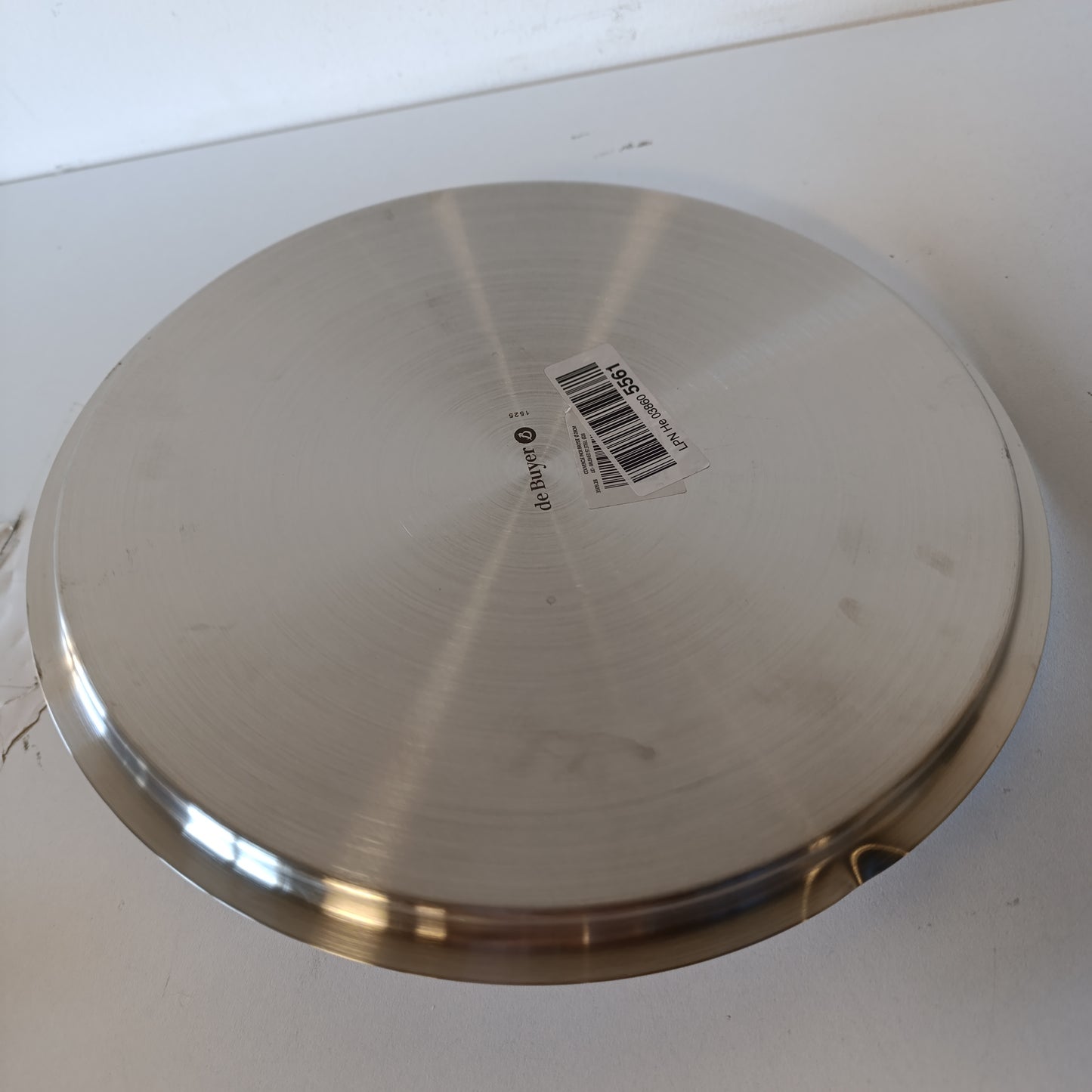 196615 - DE BUYER Kapak çeliku inox saten, 28cm, Modeli 3509.28, Argjend