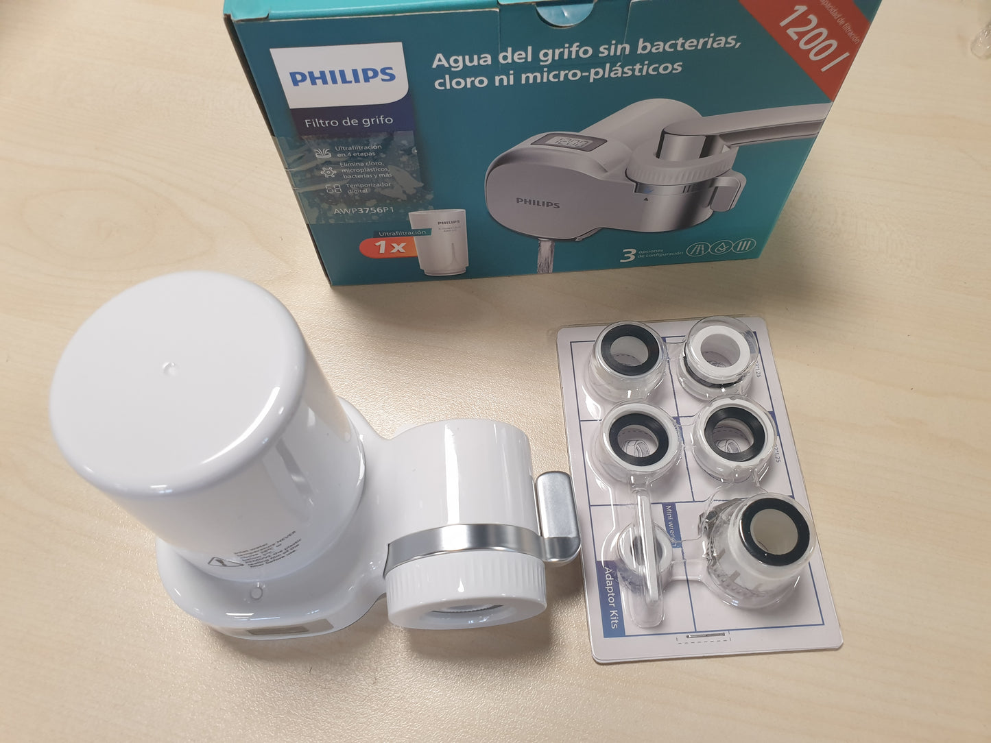 213255 - PHILIPS Filtër uji AWP3756P1/10 ULTRAFILTRIM me ekran dixhital, kapacitet filtri 1200 L
