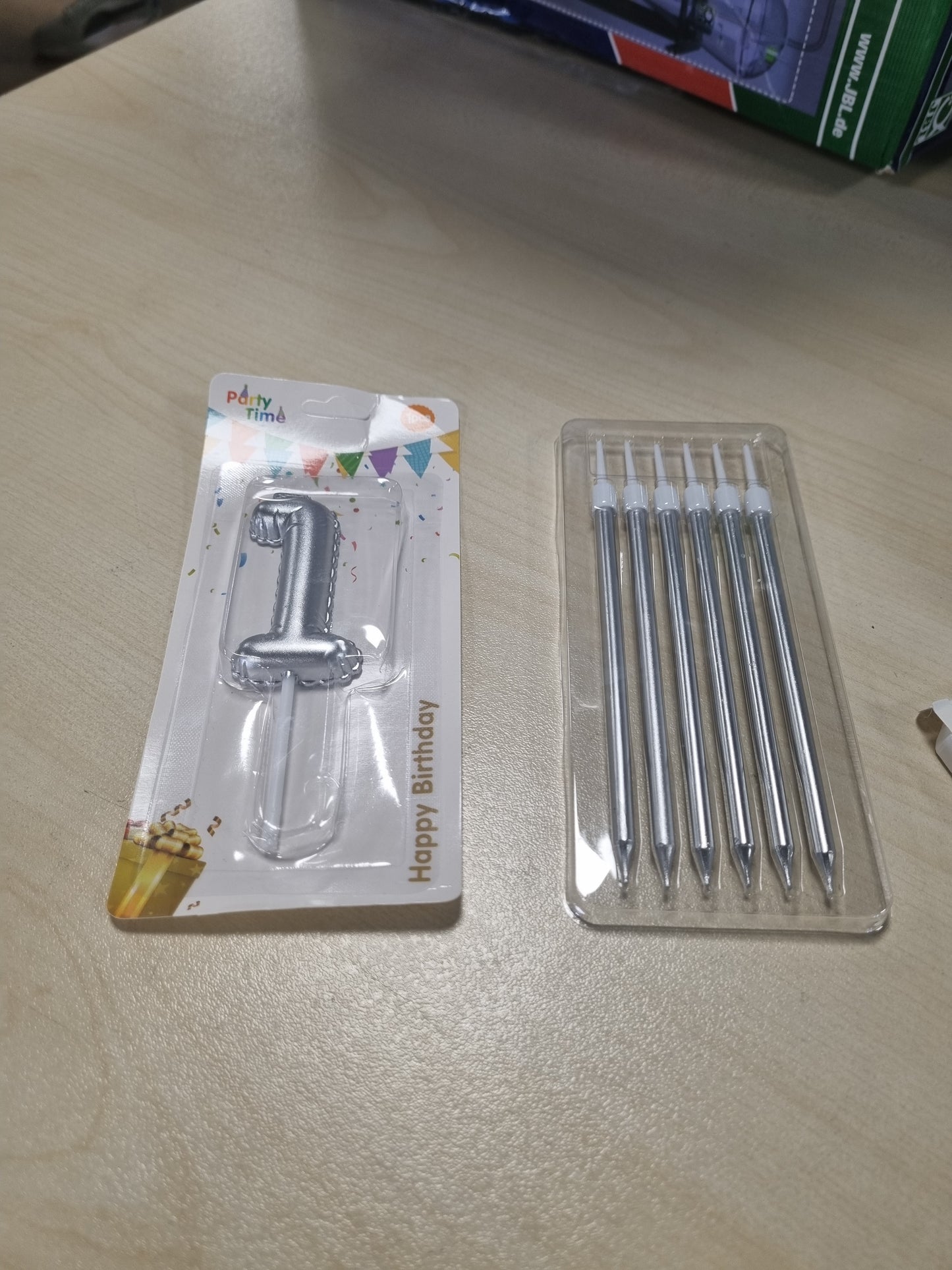 215751 - Set me 10 qirinj argjendi për ditëlindje, përfshirë 6 të gjatë
