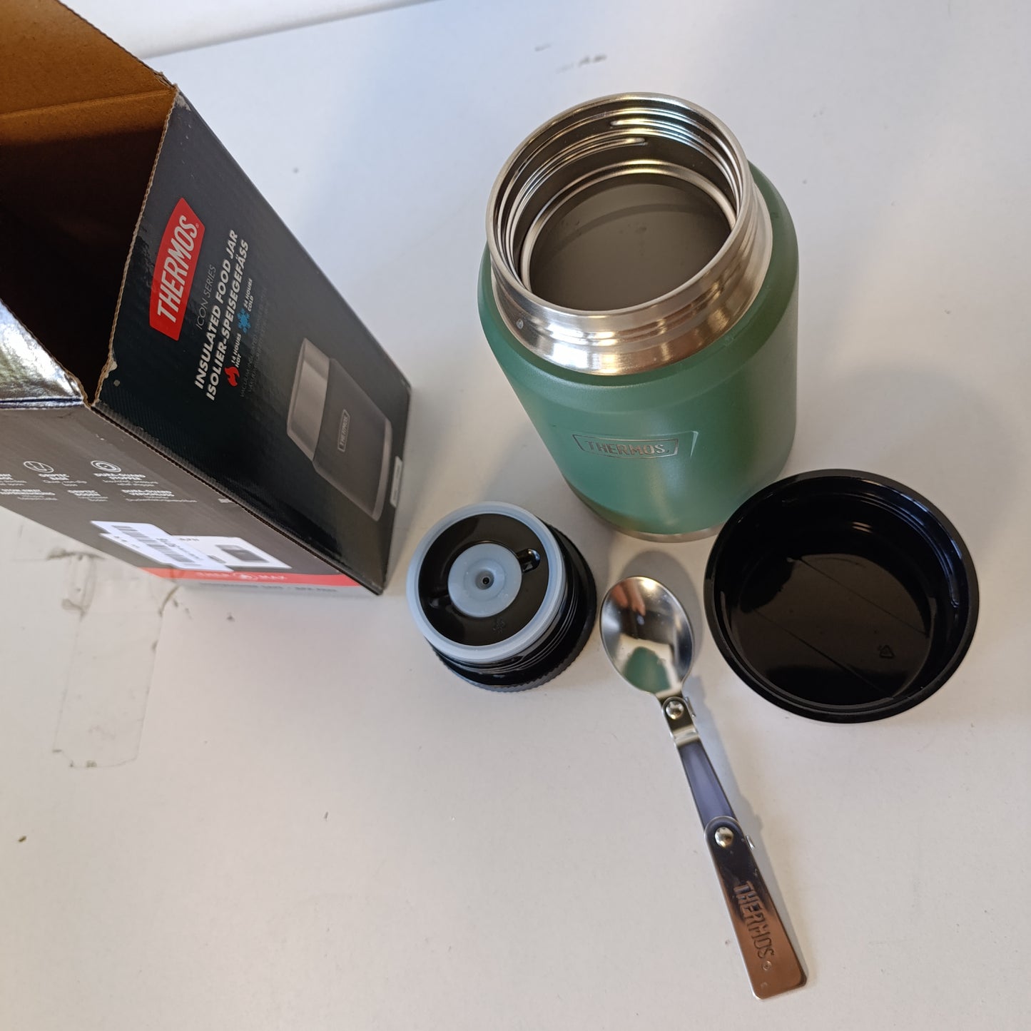 213793 - THERMOS Termos Vazo Ushqimi 0.71 l, enë ushqimi 710 ml, çelik inox 18/8 me dy mure, mban ngrohtë dhe të ftohtë