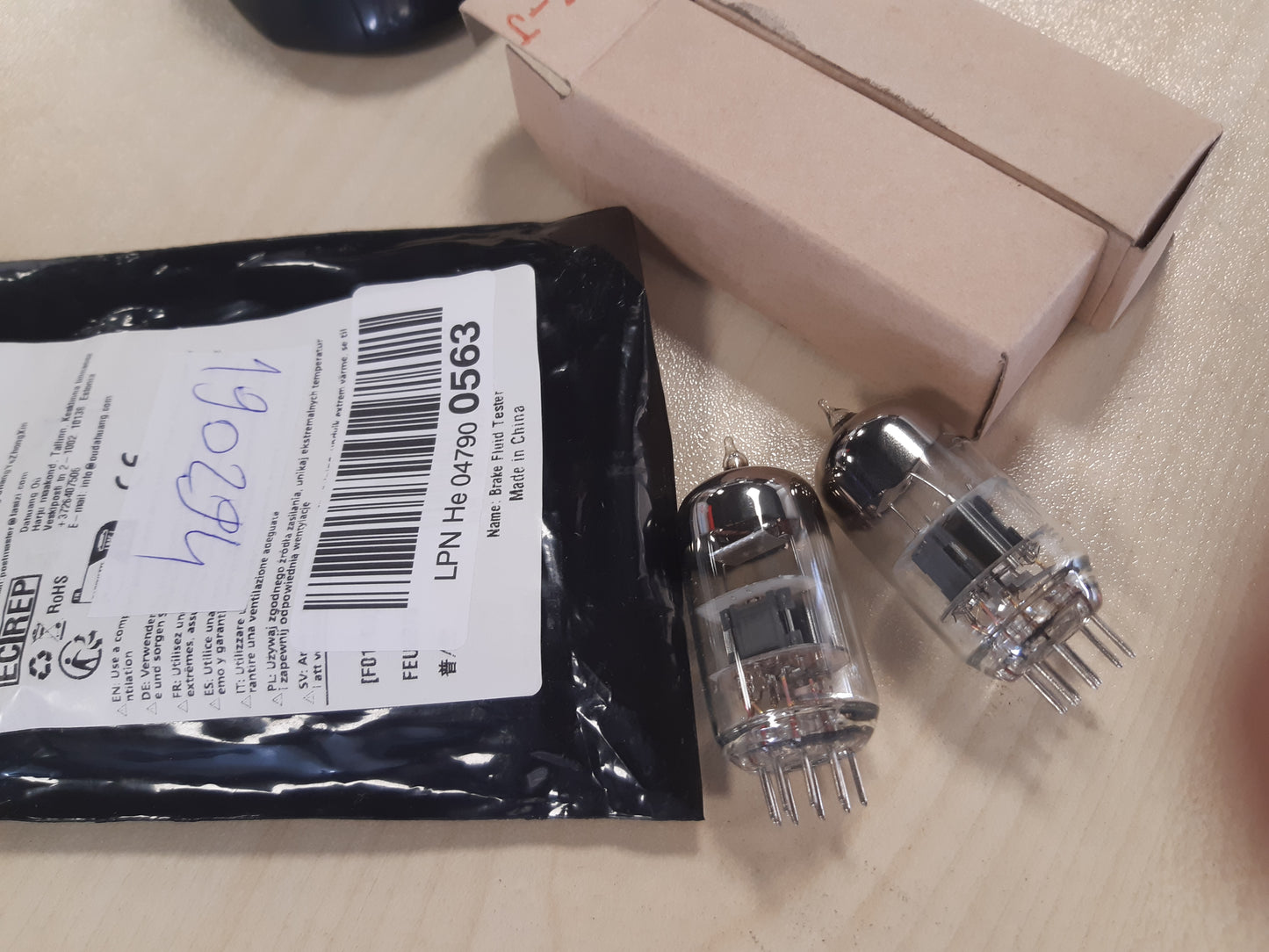 190294 - PAKO FASIZI - 2 Tuba Vakumi, Modeli 5654 6J1, Për Amplifikatorin Audio EF95 6AK5 5654 6J1 403A