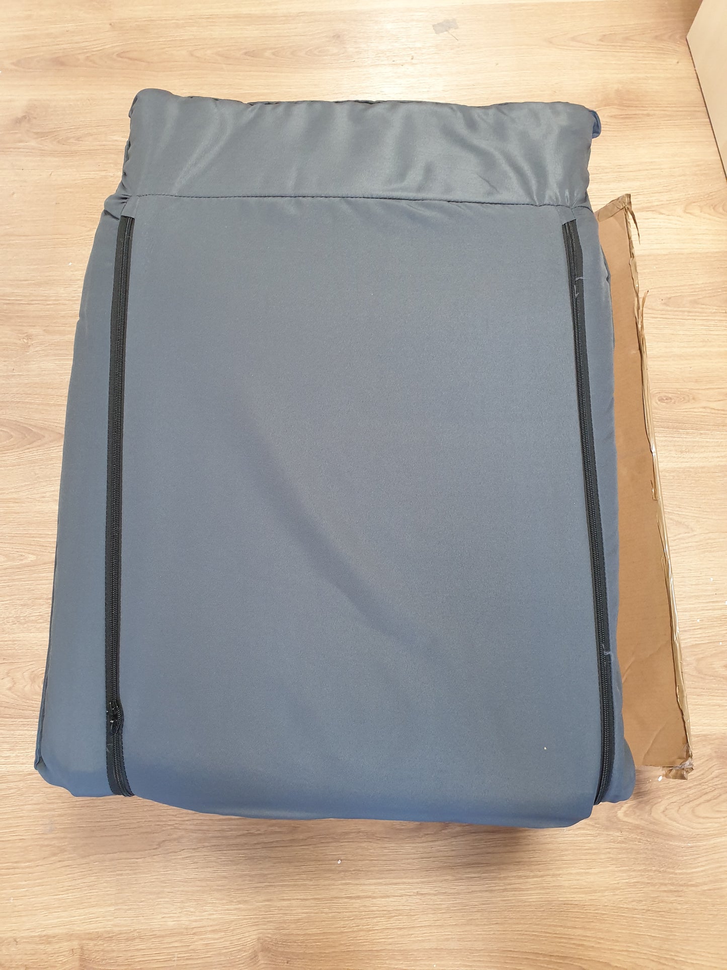 244690 - VIDA XL Shezllon i palosshëm Antracit 175x54x8,5 cm Pëlhurë Oxford