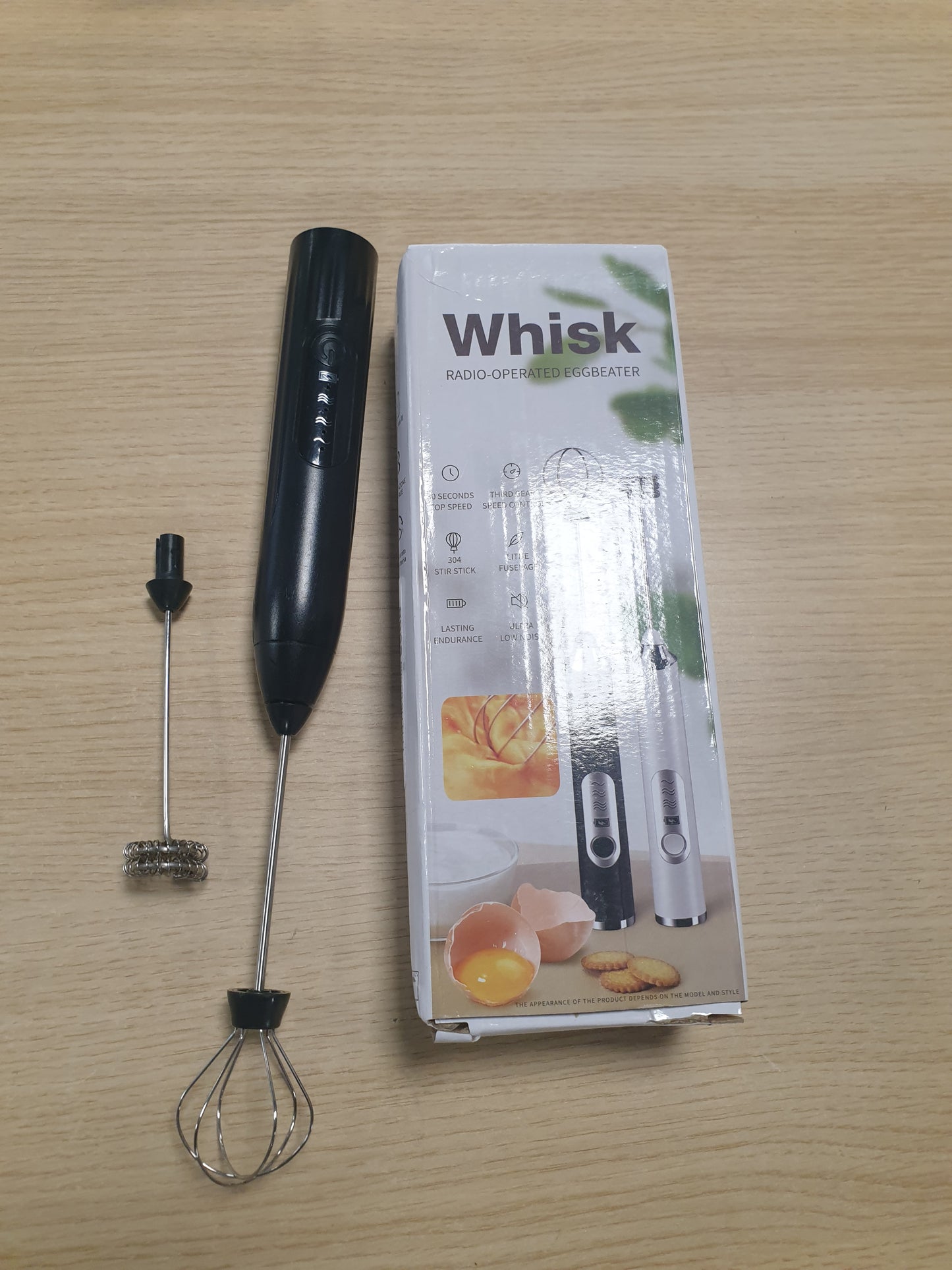 215631 - Shkumëzues Qumështi Elektrik i Rikarikueshëm me USB, Mikser i Vogël me 3 Shpejtësi, 2 Koka, për Matcha, Kafe dhe Qumësht, Mikser Elektrik Portativ Kuzhine, Shkumëzues Qumështi prej Çeliku Inoks