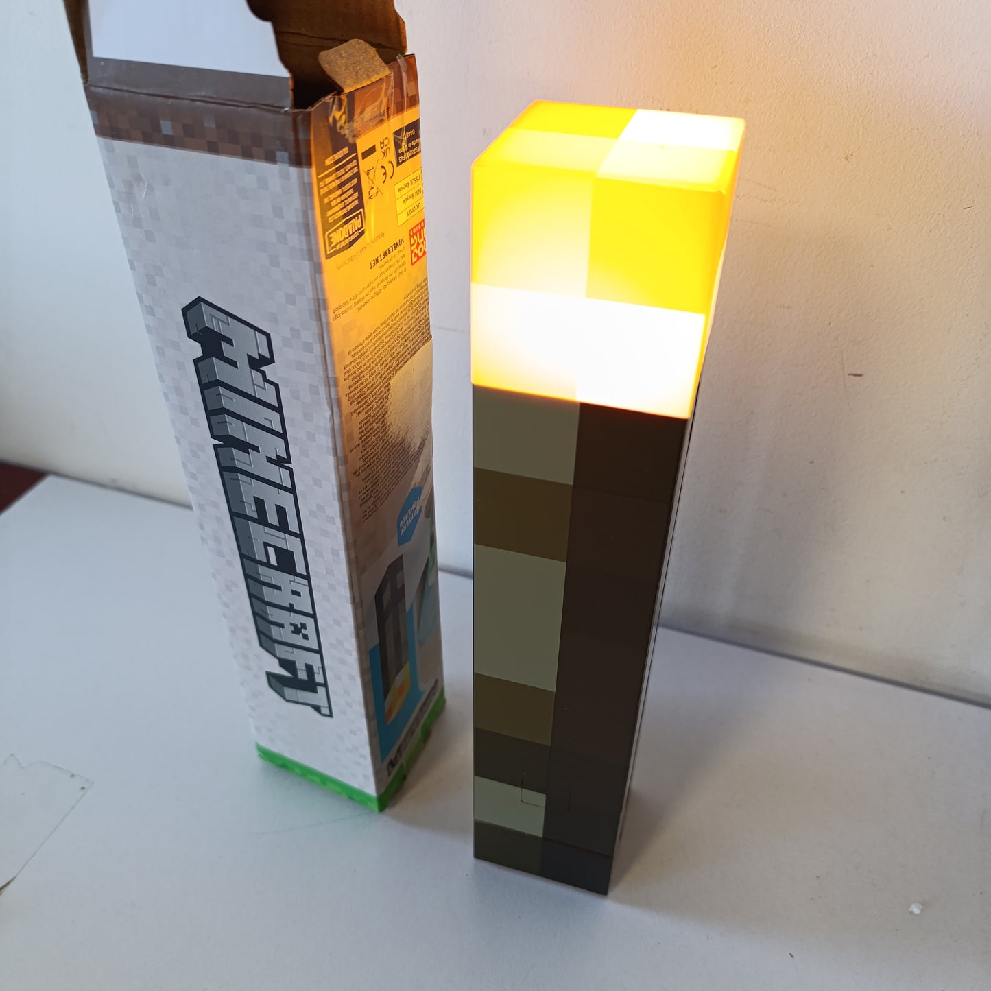214309 - Dritë dore Minecraft, 2 mënyra ndriçimi, Funksionon me bateri