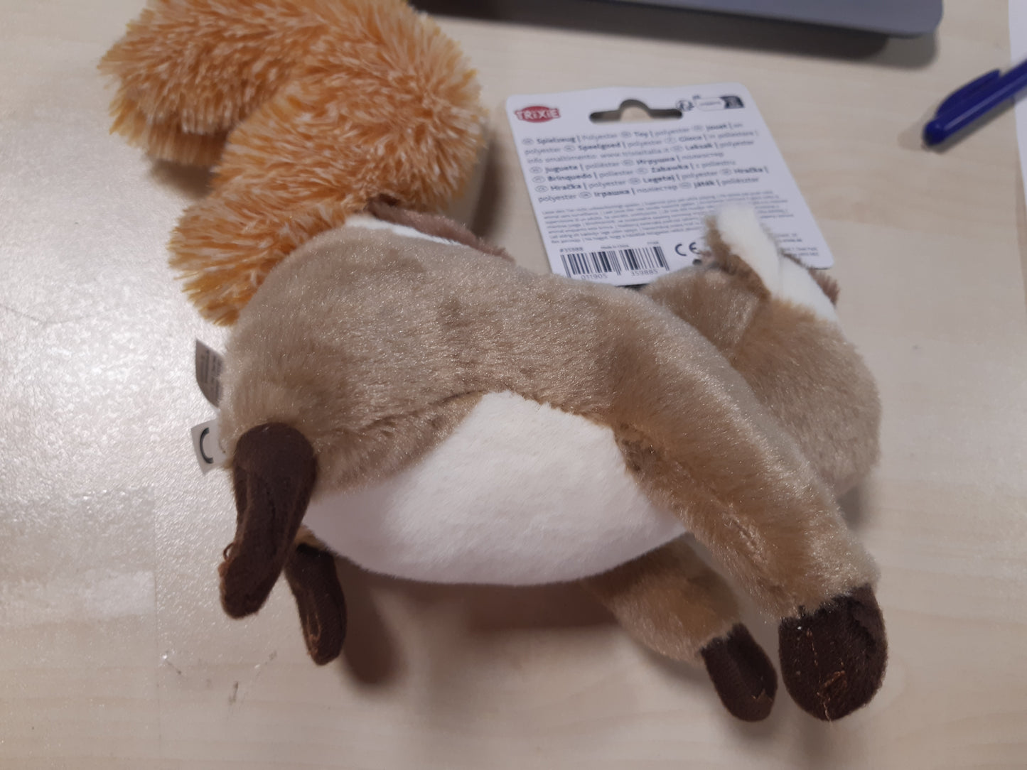 216533 - Lodër Qeni prej Pelushi me Ketër të Çrregullt, 24 cm