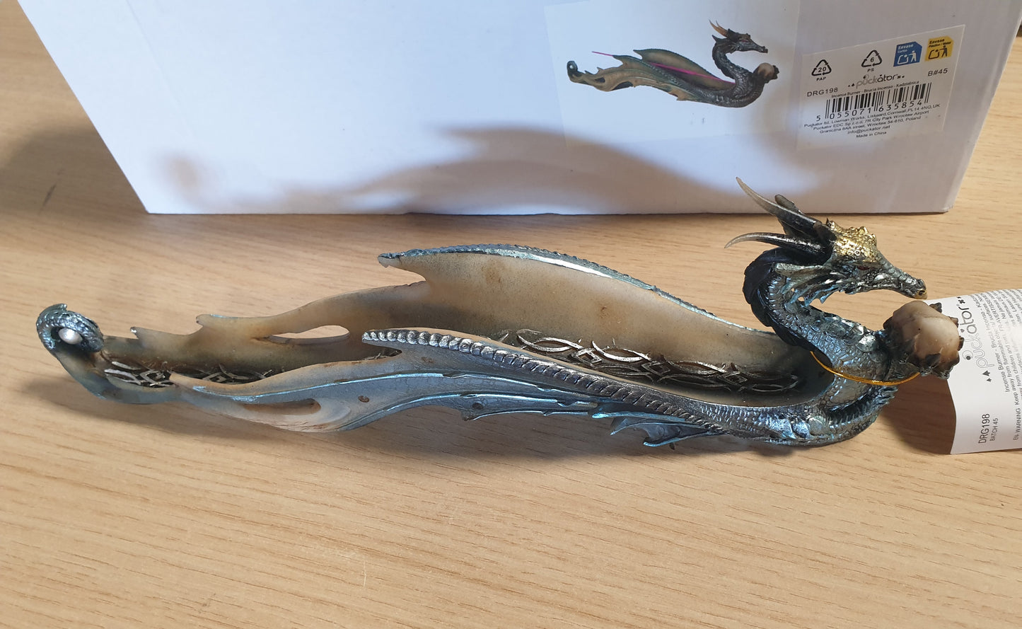 214987 - PUCKATOR Temjan Dragoi me Gaz, 31 x 4.5 x 8 cm