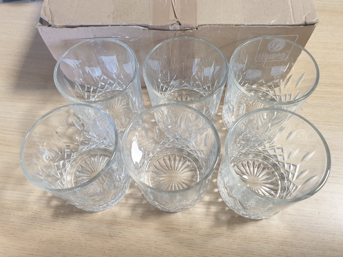 223060 - SET GOTASH UISKI GLASMARK KROSNO: 6 Gota Uiski 280ml - Aksesorë për Dashamirësit e Uiskit - Transparente