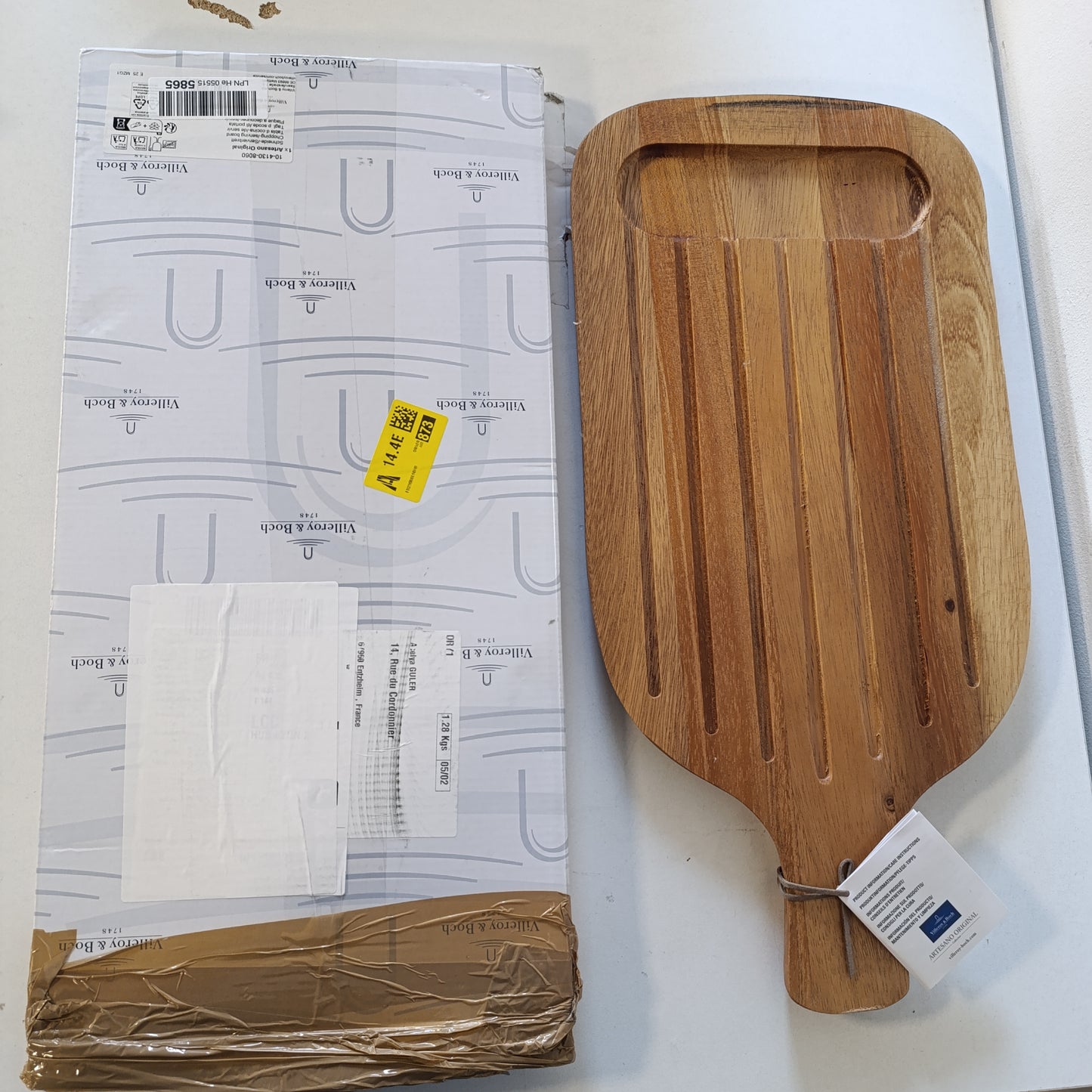 213240 - VILLEROY & BOCH Dërrasë prerjeje origjinale, dru, kafe