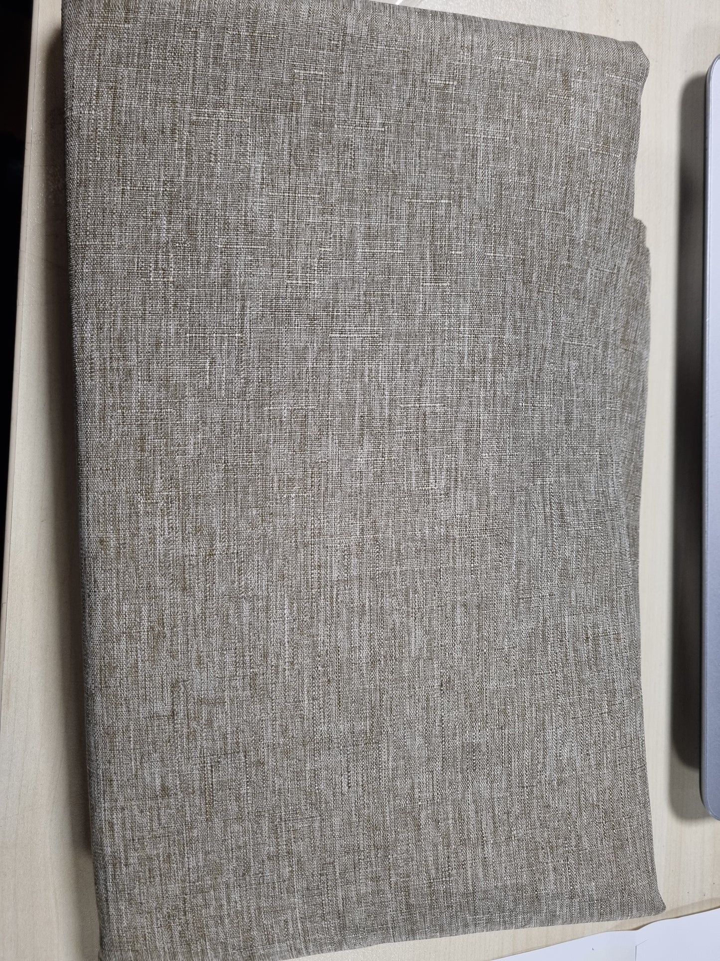 215092 - AOOHOME Mbulesë tavoline e larëshme, ngjyrë kafe, 140x240cm, mbulesë tavoline prej poliesteri, rezistente ndaj ujit