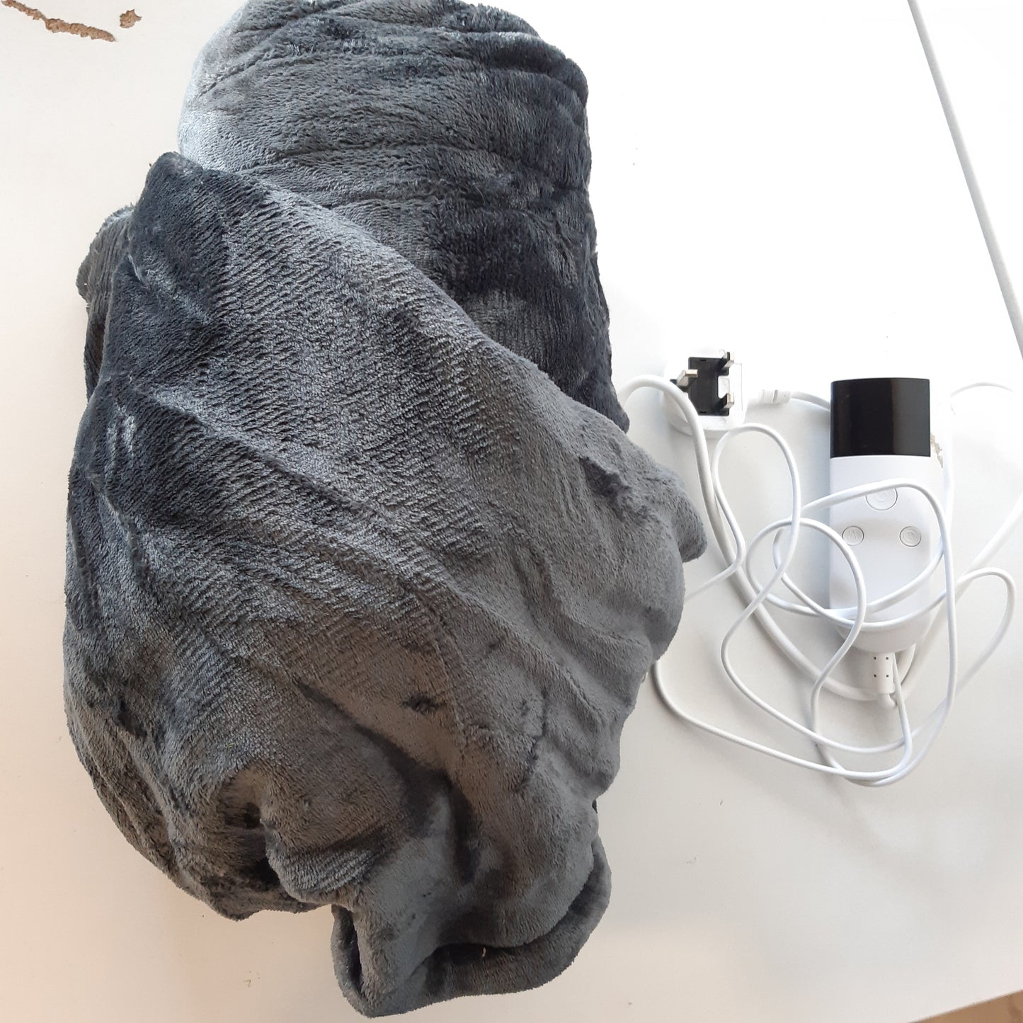 218341 - QIERYUN Batanije elektrike me ngrohje 130x160cm, e lahet në lavatriçe, prej leshi dhe Sherpa, me kontrollues dixhital, 10 cilësime ngrohjeje, fiket automatikisht pas 8 orësh